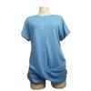 Solid Color Round Neck T-shirt Elegant Short Top for Spring Summer Women's Clothing T-Shirts Women’s