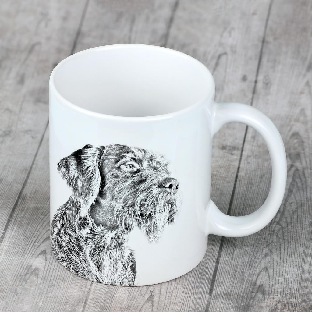 German Wirehaired Pointer - cup with a dog, personalized cup with a print, a classic gift for everyone from the Art-Dog brand