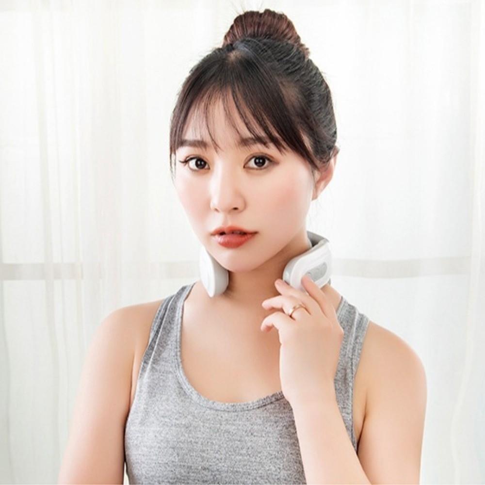 6 Modes Neck Massager Ergonomic Pulse Neck Massager Wellness Neck Relaxation Device Travel