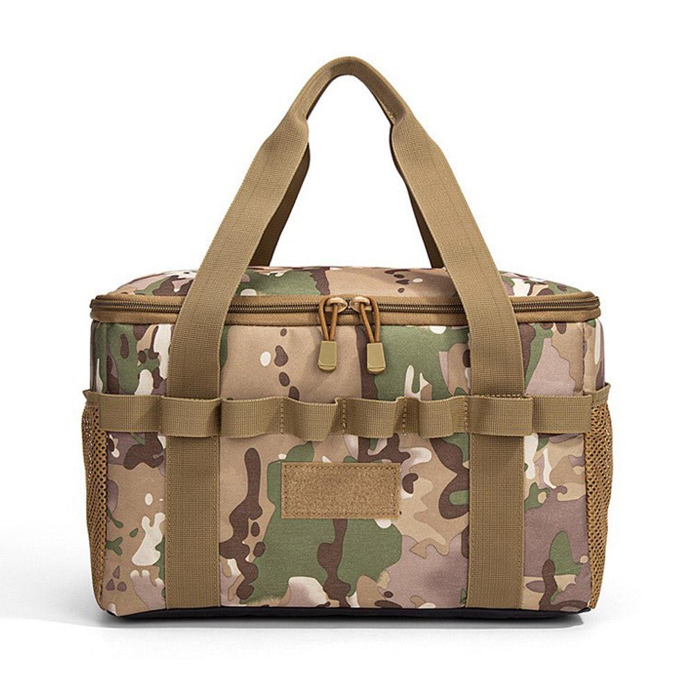 Outdoor Camping Storage Bag Large-capacity Tactical Bag Multi-Functional Gas Tank   Picnic Cookware Utensils Organizer Bag