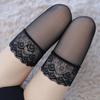 Love & Desire Black Open Crotch Stockings – Women's Sexy Sheer Lingerie W27