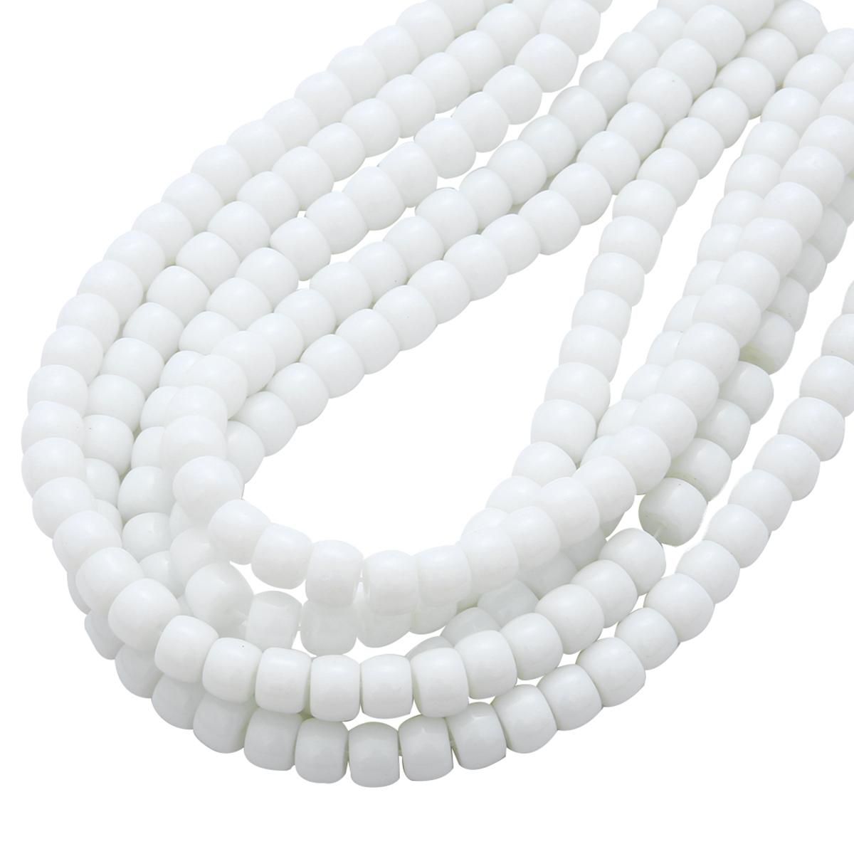 

6x4 мм 8x6 мм круглые стеклянные глянцевые бусины, круглые бусины-разделители для изготовления ювелирных изделий, браслет, ожерелье, аксессуары 8x6mm 65pcs белый