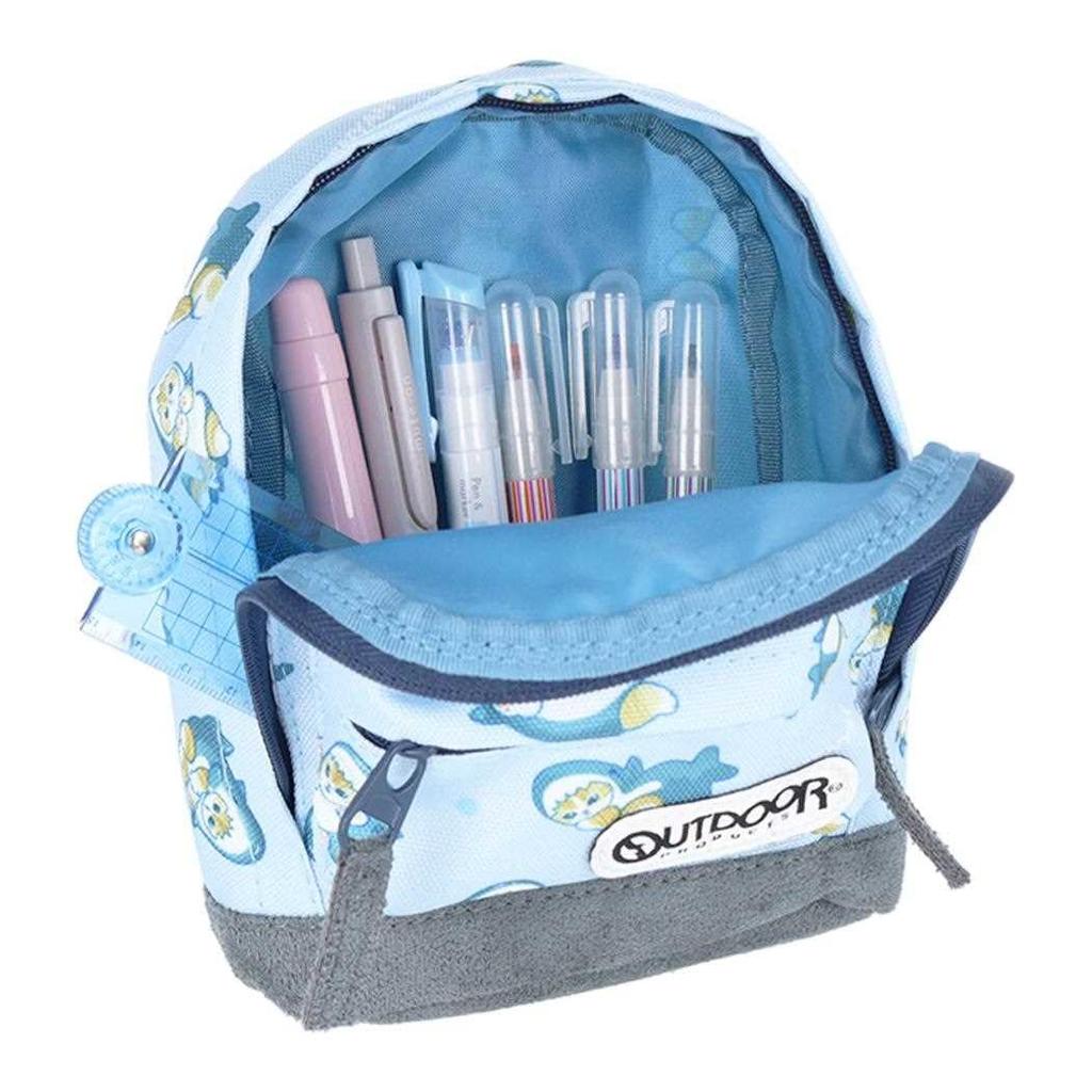 Sunstar Stationery mofusand Federmäppchen OUTDOOR PRODUCTS Rucksacktyp Hai Nyan S1428004