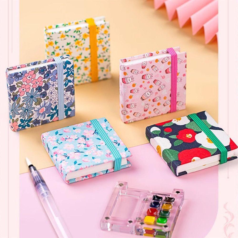 Mini Aquarell Malbuch Quadratisches Taschenskizzenbuch Hochwertiger Kunst Malblock Reise