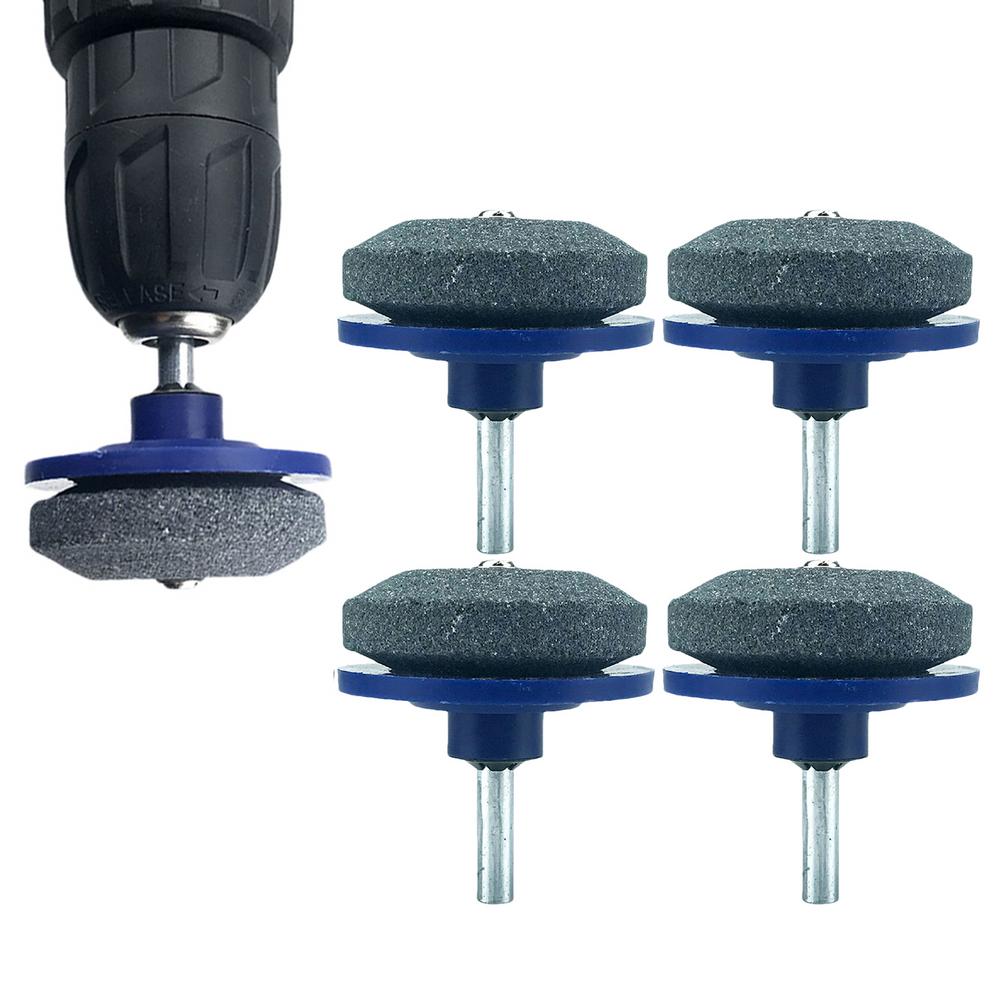 

Lawn Mower Grinding Stone Lawn Mower Sharpening Tool Wear-Resistant Industrial Polishing Head Grinding Stone Wheel For Garden single layer blue