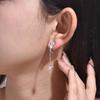 earrings for 5A wedding April April birthday present for popular FH.bird women, popular, dangling, painless, zirconia, hypoallergenic, earrings,