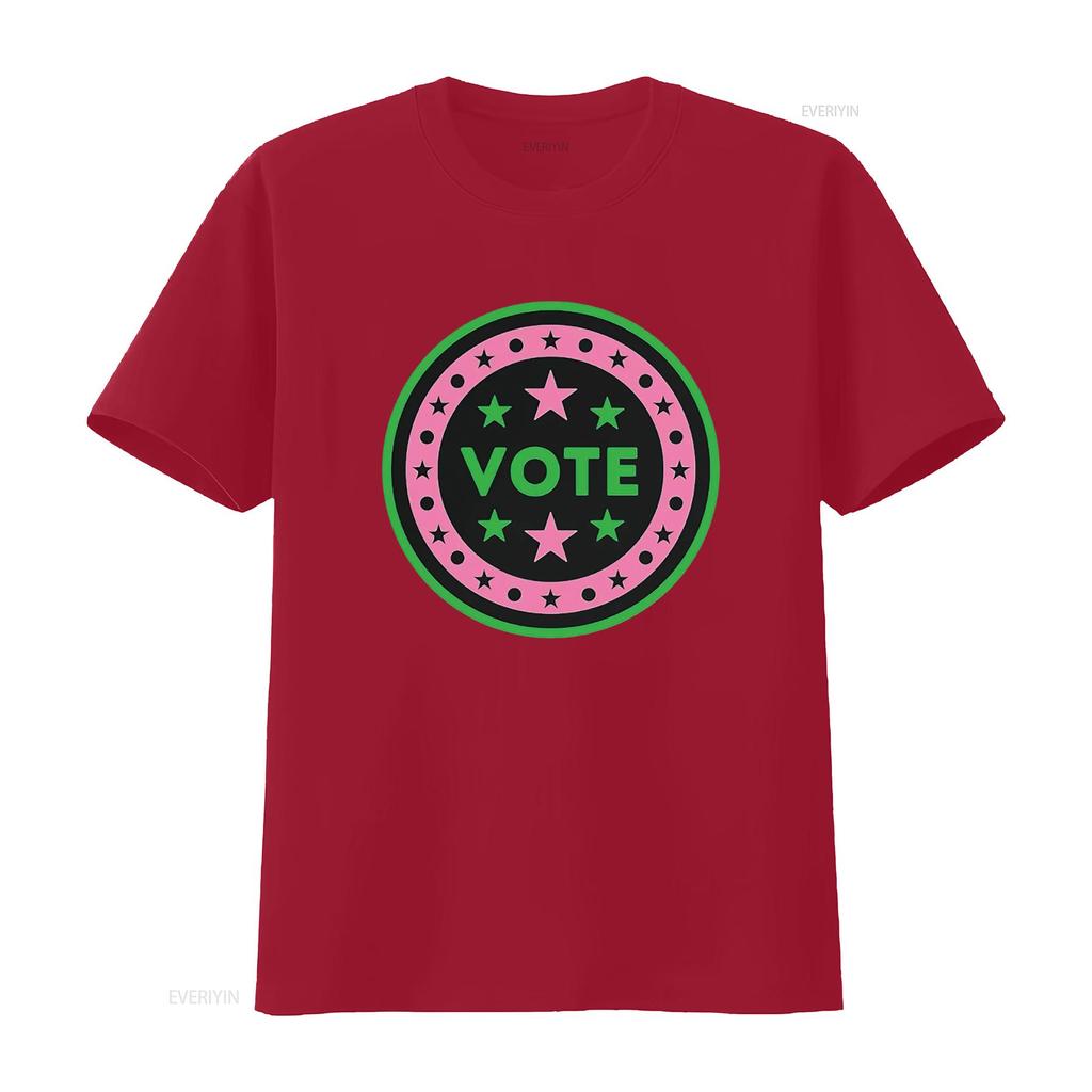 Pretty cute aka vote tee Womens T Shirt White Medium vintage Washed Versatile Comfortable Unisex Casual Soft