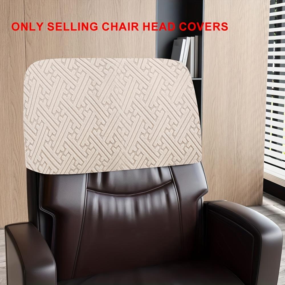 

1pc Jacquard Elastic Cover for Chair Chair back cover and headrest cover Chair Cover Elastic House Seat Lving Room Chairs Covers бежевый