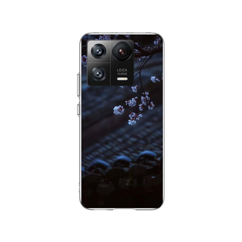 

Snowy Peach Blossom Tree in Front of the House Phone Case For Xiaomi Poco F7 Ultra X7 X6 M8 M7 M6 M4 M3 Pro X4 Mi 15 15T 14 14T Xiaomi Poco F5