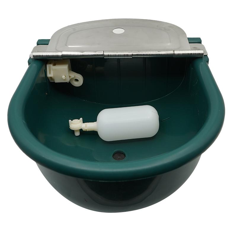 Plastic With Drain Hole Cattle Water Bowl Drinking Bowls For Horse Dog Sheep Automatic Float Farming Trough Livestock Drink Tool