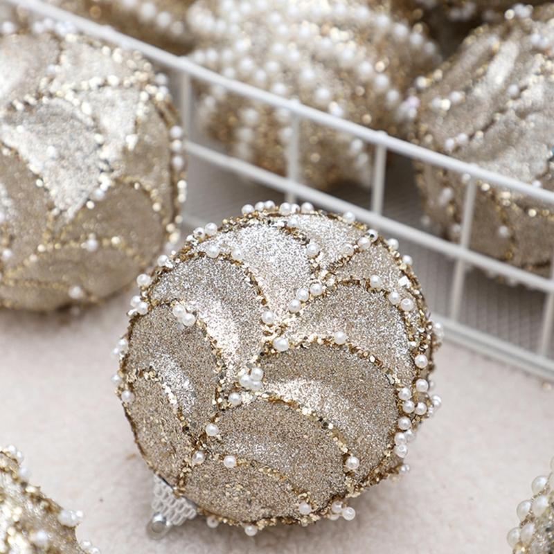 Shatterproof Christmas Tree Hanging Pendants Shimmering Baubles for Holiday Decoration Indoor and Outdoor Ornament
