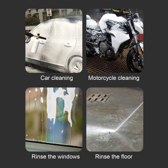 Foam Cannon with 1/4 Inch Quick Connector High Pressure Adjustable Design Widely Used Pressure Washer Foam Spray Pot