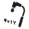 Fascia Gun With Extended Handle And Elbow For Self-assist Massage Of The Upper Lower Back Muscle Relaxation Massage Done Tool
