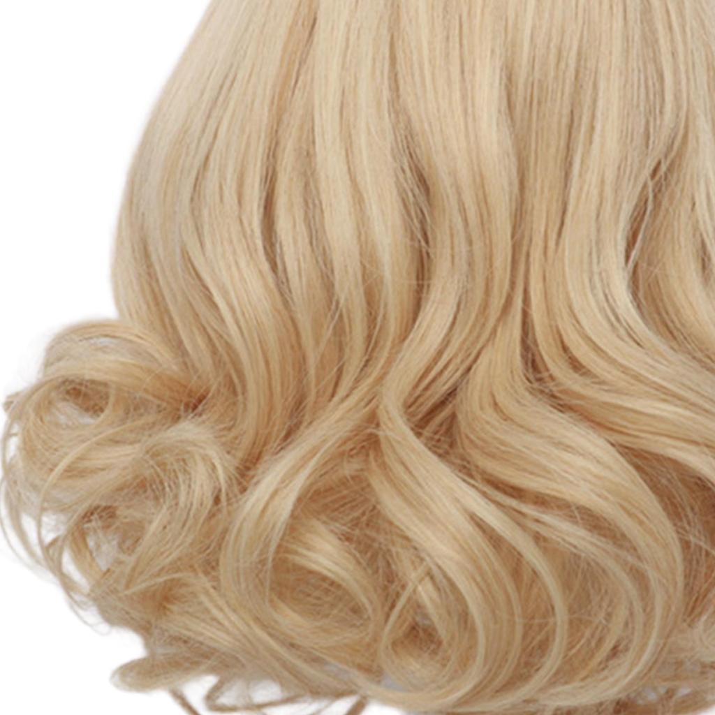 BJD Doll Hair Wig, Wig Long, Fashion Replacement Accessories Curly DIY Crafts