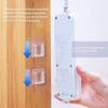 Double Sided Self Adhesive Hooks Buckle Transparent Traceless Wall Hook Suction Cup Plug Storage Holder for Kitchen Bathroom