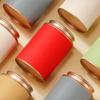 Mini Tea Caddy Sealed Storage Paper Tank Portable Travel Tea Boxes Tea Tin Containers Coffee Canister Kitchen Spice Candy Jar