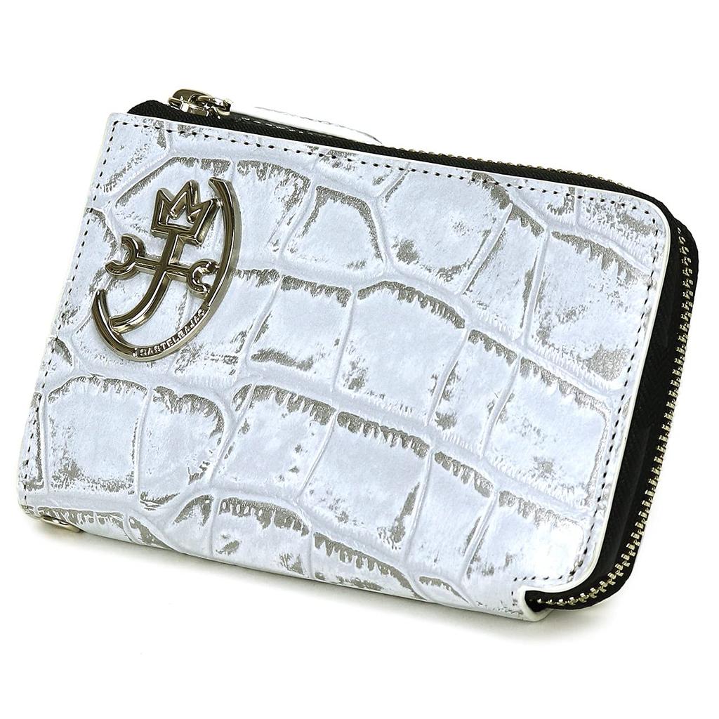 Castelbajac Gypse Wallet with Coin 023622 Bi-fold Purse, White,