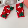 Children Christmas Party Decors Socks Creative Festival Cartoon Big Eyes Magnetic Hand Middle Tube Socks Hosiery Gift