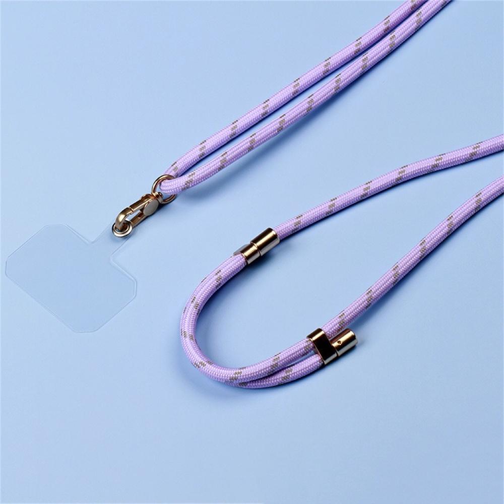 Crossbody Phone Lanyard 6mm Thick Polyester Adjustable Strap with Tether Tab,Total Length: 148cm B