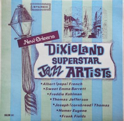 LP Record NEW ORLEANS DIXIELAND SUPERSTAR JAZ - New Orleans Dixieland Superstar Jaz 641 Shalom US Jazz Used