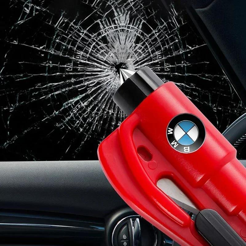 10 Stück 2-in-1 Autosicherheitshammer Auto Notfall Glasfensterbrecher Autowerkzeug BMW 320i 325i 320Li 325Li 330Li X7 X3 X4 X5 X6 E39