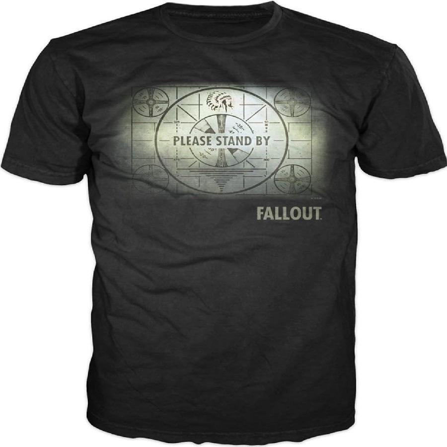 

Fallout Карта Мужская Черная Футболка Лицензированная S чёрный