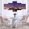 5Pcs Vincent Thomas Bridge Landscape Abstract Sensati To Photo Paintings 5 Pieces Pictures Canvas Wall HD Print Home Decor Art