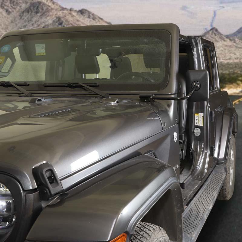 Motor Scharnier Umkehr Spiegel Für Jeep Wrangler JL Für Gladiator JT 2018 Up Auto Styling Zubehör