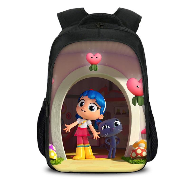 True and the Rainbow Kingdom double-layer backpack with large capacity cartoon print for kindergarten children and students