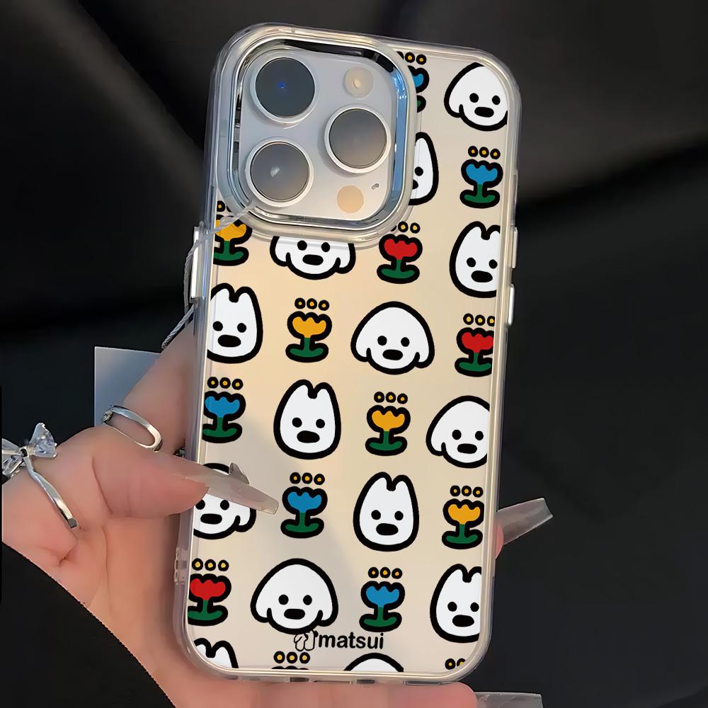

Cute White Puppy New Phone Case For Google Pixel 10 9 8 7 8A 9A XL Pro 4G 5G Transparent Soft Silicone TPU Back Cover Pixel 8 5G