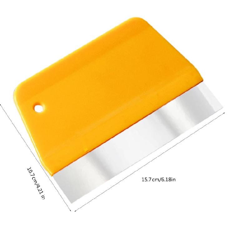 Kuchenbutterglätter Klarsichtspachtel für präzises Backen Ergonomisches Kunststoff-Gebäckwerkzeug zum Schneiden und Formen von Teig