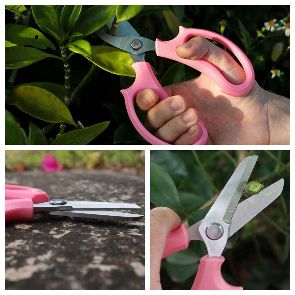 Purple Garden Pruning Shears Pink Floral Scissors Bonsai Tool Pruning Tools Garden Pruners