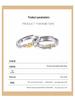 Princess & Knight S925 Sterling Silver Couple Rings: Creative Wedding Bands & Christmas Gift for Men & Women