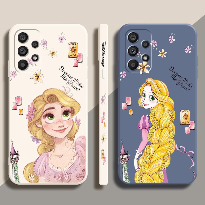 

Чехол для телефона «Принцесса Рапунцель: Запутанная история Рапунцель», жидкая левая веревка для Samsung A53 A52 S A33 A32 A51 A71 A21S A13 A73 A50 A72 A23 A12 5G