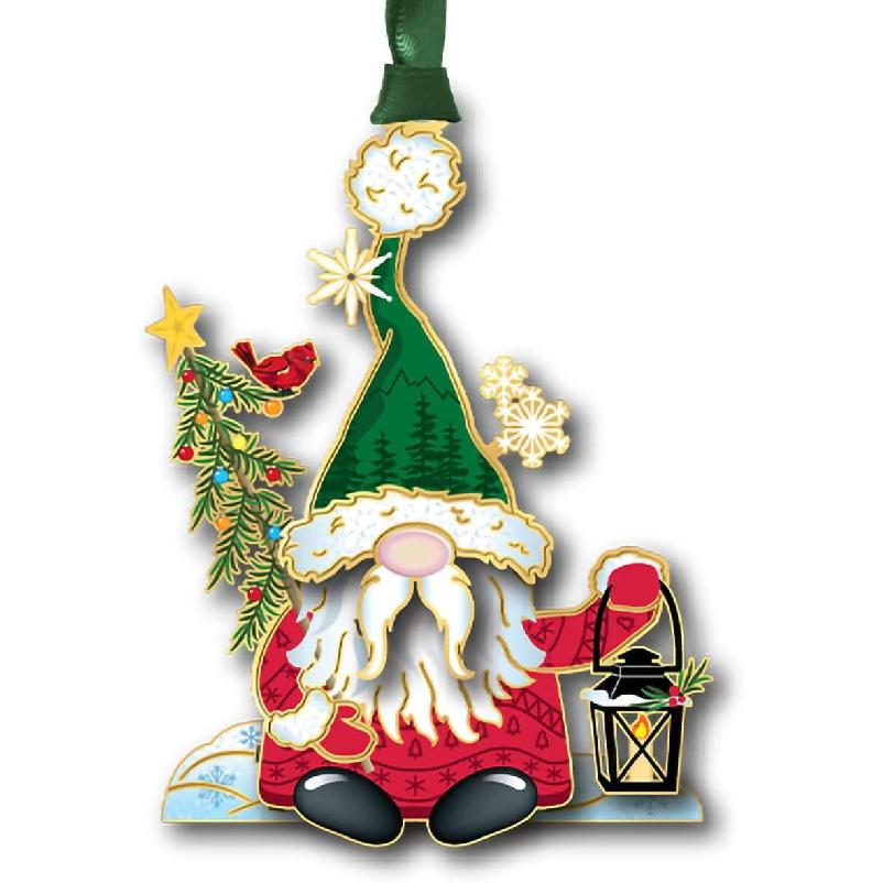 Beacon Design Holiday Santa Gnome Ornament