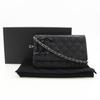 CHANEL Chain wallet Purse A46646 Cambon line black Calfskin/enamel Women Used