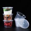 Fangcaodi Disposable Takeout Boxes, 950ml*30 Pieces, with Lids, Thick Plastic Bowls for Meals, Porridge, Hot And Sour Soup, Noodles