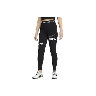 Nike Leggings Femme Taille Haute Coupe Slim avec Logo Pro Noir DX0080-010