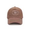 ULUK Lucida C Embroidered Cotton Ball Cap_Mocha