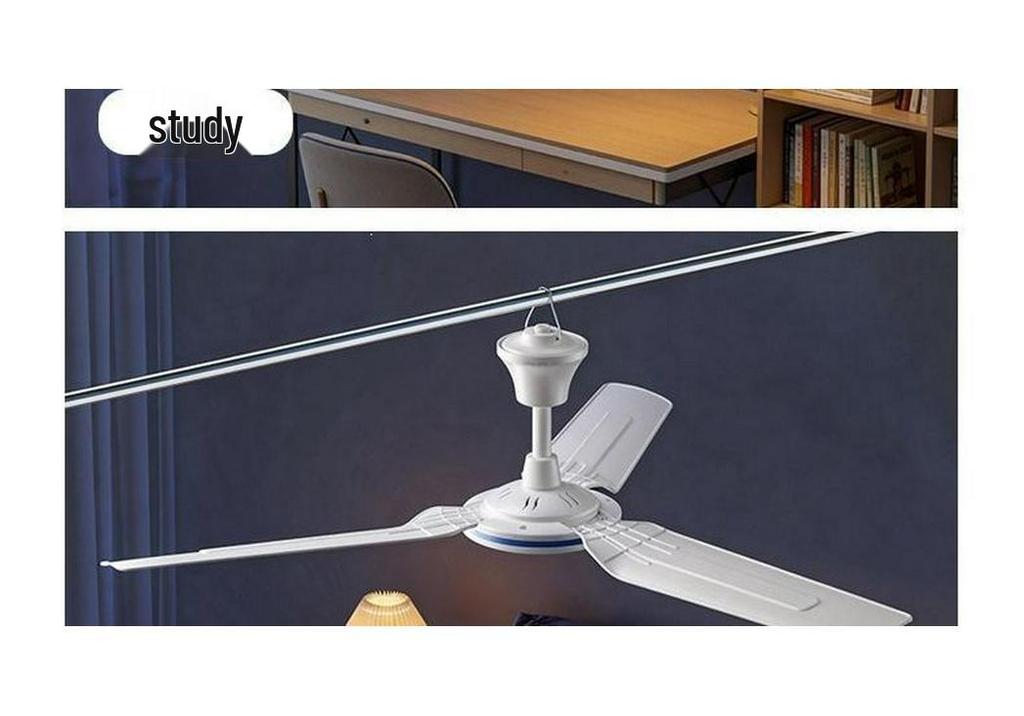Silent Mini Ceiling Fan - Large Airflow for Home, Dorm, Bed & Mosquito Nets - Electric Fan with Free Shipping