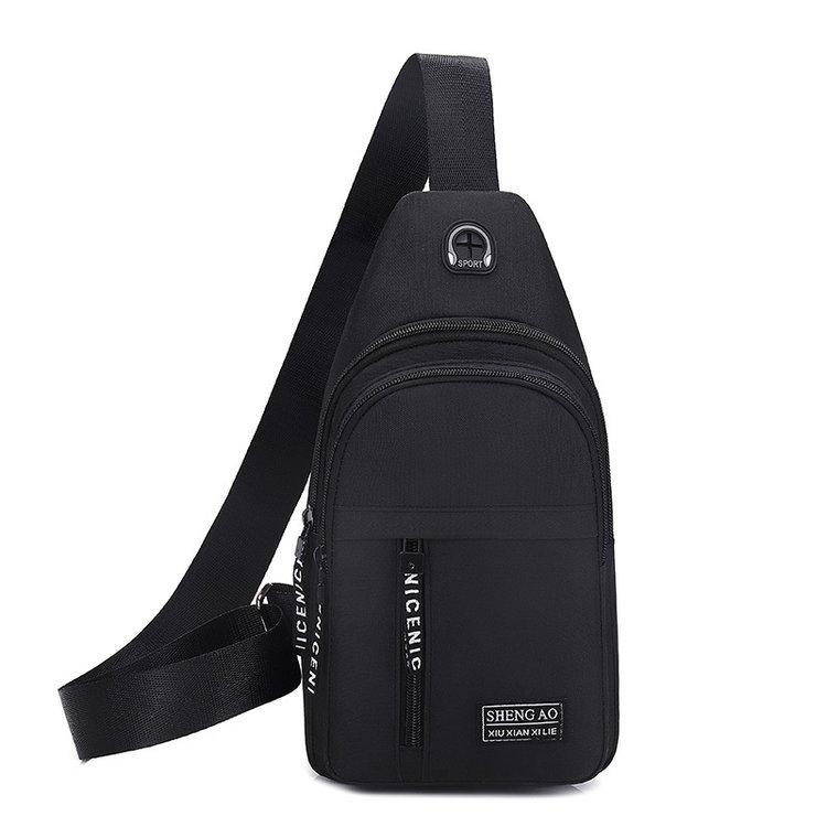Chest Bag Men's One Shoulder Crossbody Bag Mini Simple Sling Bags Outdoor Sport Messenger Bags Daily Small Shoulder Bag for Men