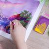 Funnel Diamonds Painting Tray Large Capacity DIY Mosaic Tary Art Crafts 5D Handmade Plastic Purple Handicrafts Tool Accessories