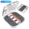 Transparent Storage Box with Game Card Slots Anti-Scratch Gamepad Protective Case for Nintendo Switch2 Joy-Con Game Accessories