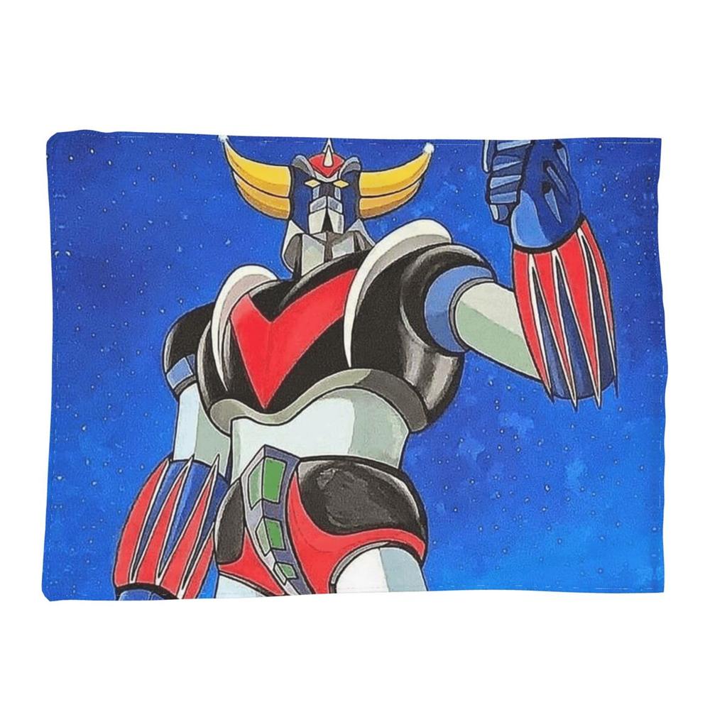 UFO Robot Goldorak Grendizer Anime Mechanical Warrior Blanket Soft Flannel Throw Blanket Bedding for Bed Living room Home Couch