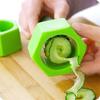 Mehrzweck Gemüseschneider Schraube Gurkenschneider Obst Spiral Schäler Salat Modellierwerkzeuge
