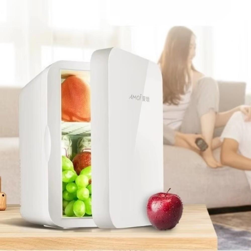 Domowa Mini Lodówka 8L Zamrażarka Samochodowa Przenośna Lodówka Samochodowa Lodówka na Kosmetyki i Jedzenie
