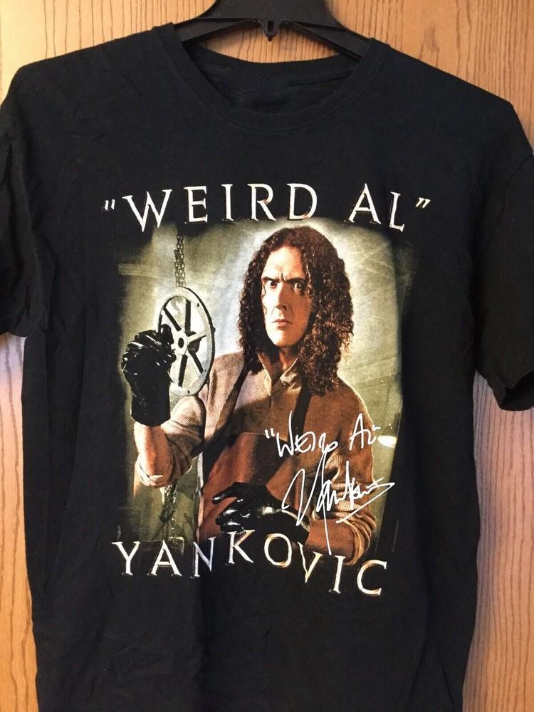 Vintage Weird Al Yankovic Music Band Cotton Black S-4XL Unisex Tee Shirt BL105 Unisex T-Shirt L