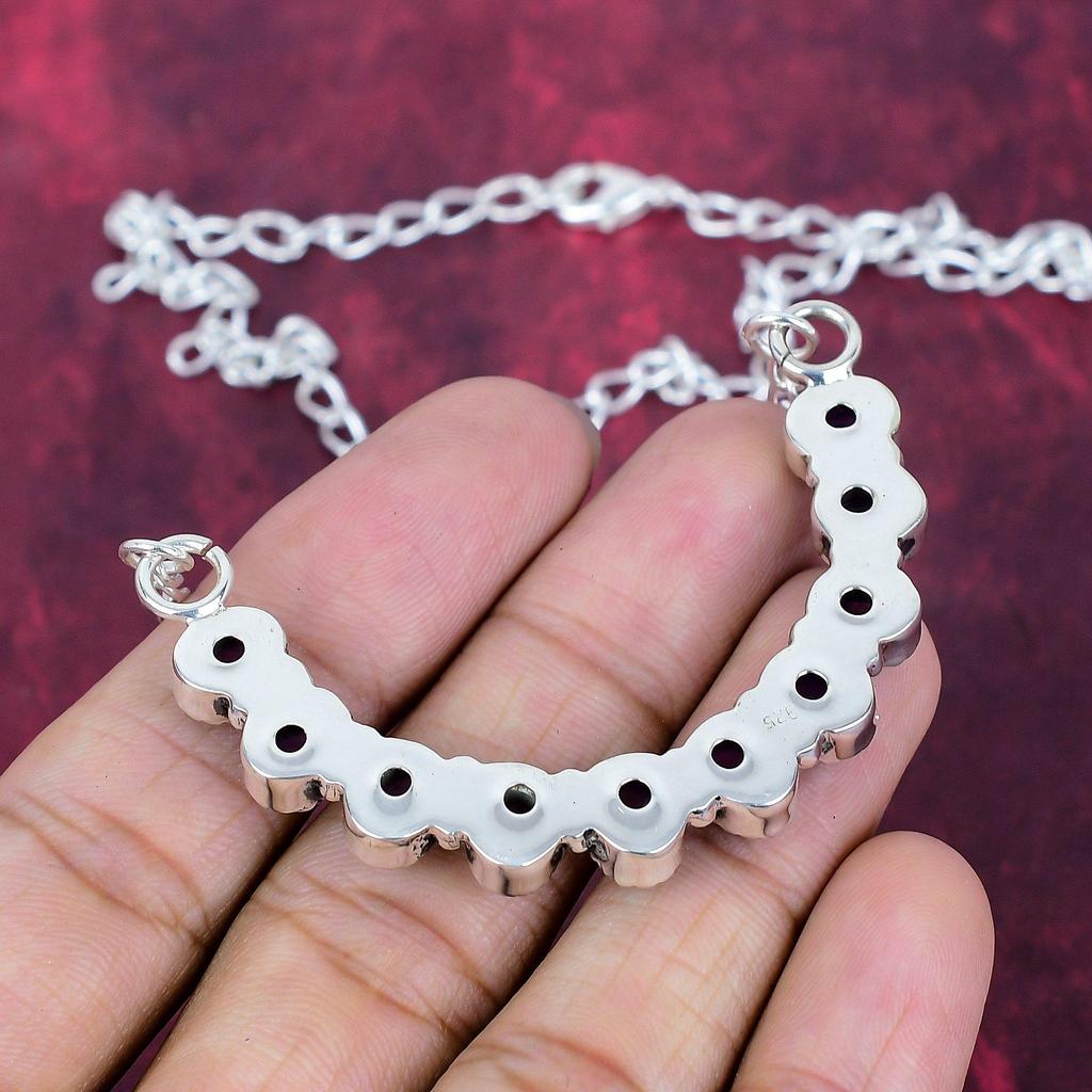 Amethyst Necklace, Gemstone 925 Sterling Silver Jewelry Necklace, Handmade Jewelry, For Anniversary Gift