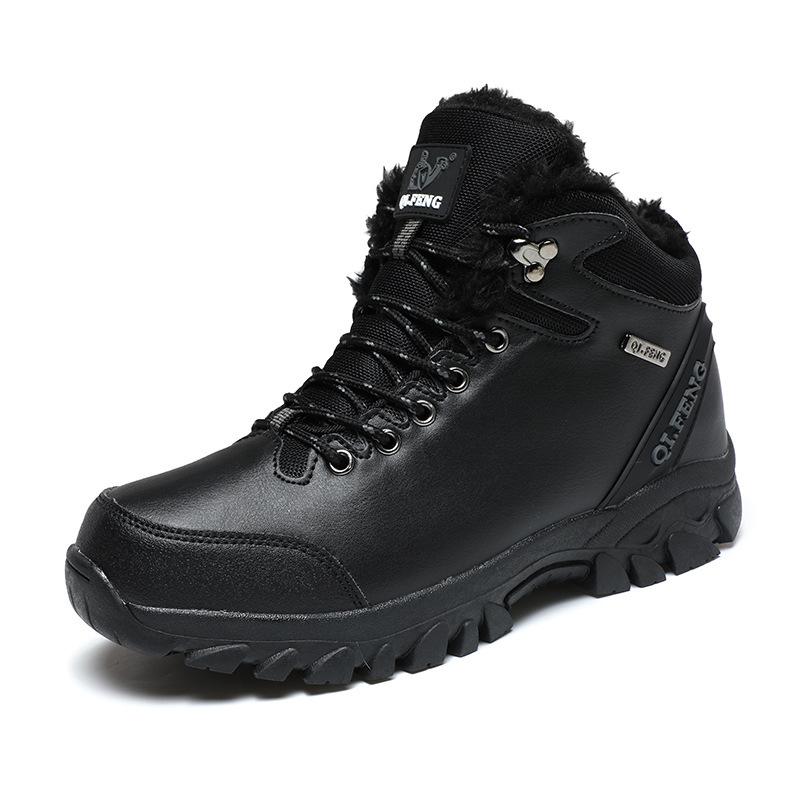 Distribution Plus Size Couple High Top Outdoor Hiking Shoes Casual Warm Sports Travel Shoes