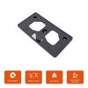 ABS plastic Front Bumper Tow Hook License Plate Mounting Holder Bracket Suitable for Honda CR-V 2017-2025 n version